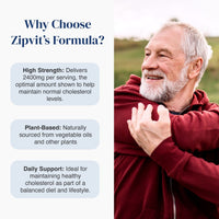 Plant Sterols 2400mg - Zipvit