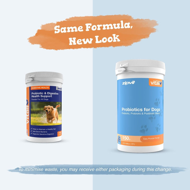 Probiotic and Digestion Health Support Powder for Dogs - Zipvit