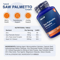 Saw Palmetto Complex with Pumpkin Seed & Zinc - Zipvit