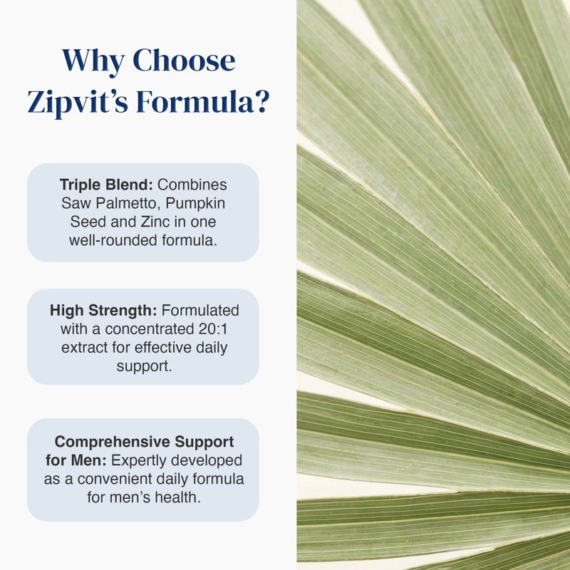 Saw Palmetto Complex with Pumpkin Seed & Zinc - Zipvit