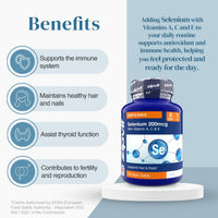 Selenium and Vitamins A - C - E 200mcg - Zipvit