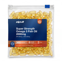 Super Strength Omega 3 Fish Oil 2000mg - Zipvit