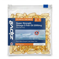 Super Strength Omega 3 Fish Oil 2000mg - Zipvit