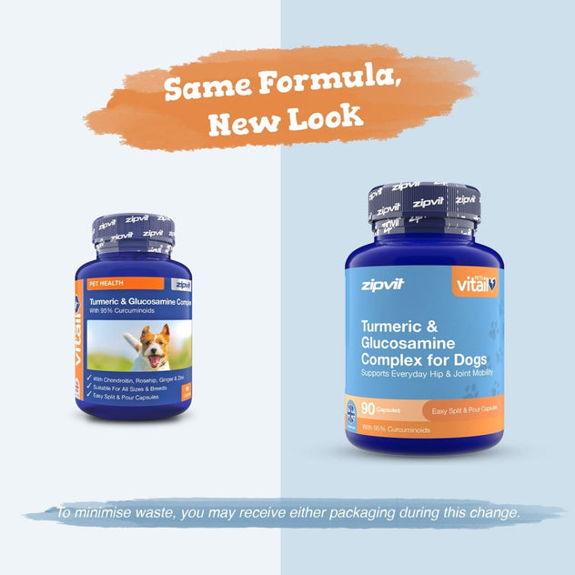 Turmeric and Glucosamine Complex for Pets - Zipvit