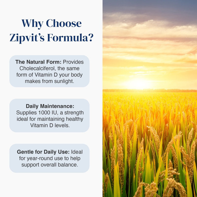 Vitamin D3 1000iu - Zipvit