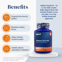 Vitamin D3 4000iu and Vitamin K2 MK7 100mcg - Zipvit