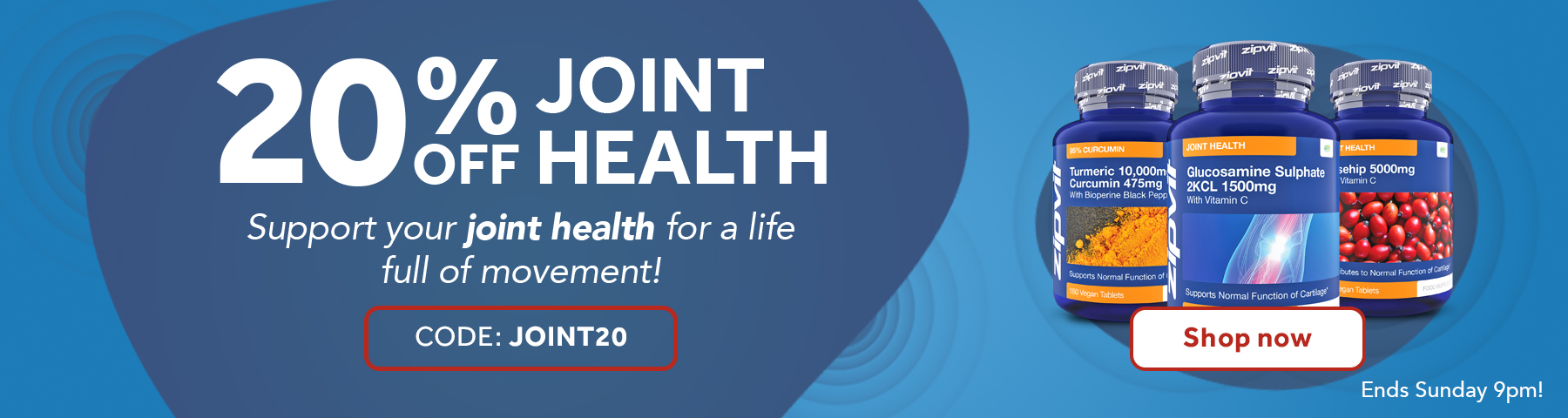 20% off all joint health supplements!